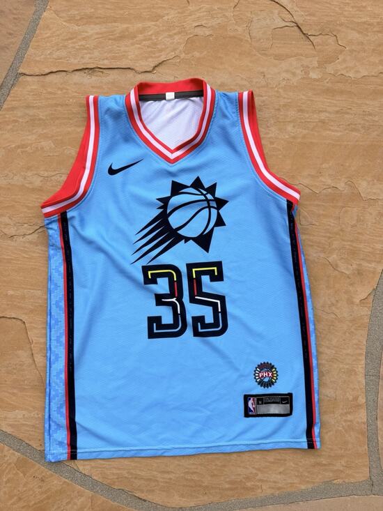 Unbranded Other - Kevin Durant #35 Light Blue Phoenix Suns 2023 Jersey Size Youth medium